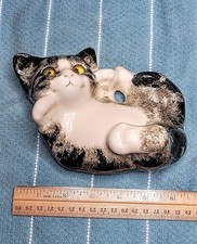 Vintage Winstanley  Cat  Kitten Porcelain England  Saks Fifth Avenue Label CUTE picture