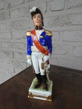 German scheibe alsbach marked porcelain napoleon general bertrand picture