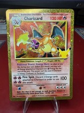 Pokémon TCG 30th anniversary set gold original Charizard 4/102 NM picture