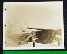 Interwar Period Coastal Artillery Antique 8x10 Photo Ft. Monroe VA picture