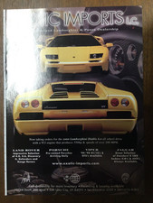 AW 3143 Advertisement 2000 Lamborghini Diablo VT 6.0 picture