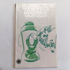 Zero Hour 0 DC Comic Signed Martin Nodell Green Lantern Sketch -  Never Opened picture