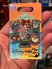 Disney Zootopia 2 Judy Hopps Nick Wilde Multi Character Pin Cartoon Design picture