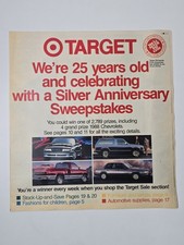 1987 Target Silver Anniversary Sweepstakes Chevy Halloween Vintage 19 Pages picture