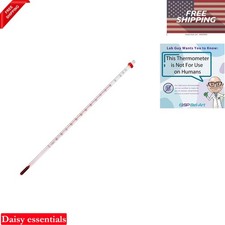 Lab Thermometer 150°C Total Immersion Glass for Scientific and Food Use picture