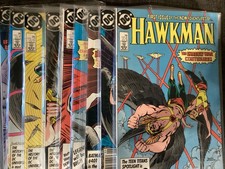 Hawkman #1-9 (DC Comics 1986-1987) 9 Consecutive Issues - Bagged picture