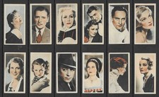 Phillips 1934 FILM STARS cigarette cards (36) picture