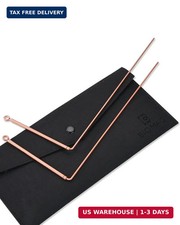 Biomag 99.9% Copper Dowsing Rods, 2Pcs Divining Rods with Gift Bag Rose Gold picture