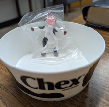 Chex Cereal Bowl With One Sealed Cow Figure picture