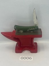 Cabela’s USA 440 AHC Lockback Folding Pocket Knife Green Handle 3