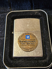 2004 General Motors Goodwrench Fleet Service Zippo - Used - brushed chrome picture