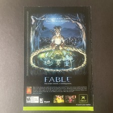 Fable Xbox Who You Are is Not Always Who You Will Become Comic Page Print Ad RPG picture