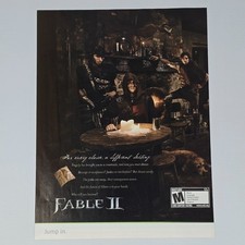 Fable 2 Xbox 360 A Different Destiny Print Ad/Poster picture