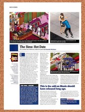 2002 Sims Hot Date PC Original Advertisement / Retro Promo vr1 picture