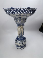 Rare Royal Copenhagen Blue Fluted Full Lace Statue Arnold Krog 1889-1922 picture