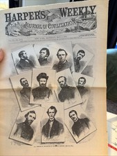 Reprint HARPER'S WEEKLY Newspaper 1862 May 3 #279 Heroes Of Battle Of Pittsburgh picture
