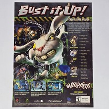 Whiplash PlayStation 2 PS2 Xbox Bust It Up Print Ad/Poster Official Promo Art picture