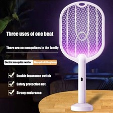 Upgraded 3000V Mosquito Swatter with TYPE-C Charging, 3 in 1 Electric Mosquito S picture