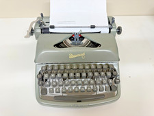 Rheinmetall Portable Typewriter German QWERTZ Keyboard Working Types Very Nice picture
