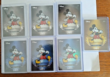 2025 Topps Disney Genesis #21 Mickey Mouse LOT OF 7 3x /99, 3x /75, 1x /50 picture