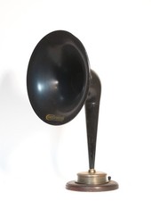 Very Scarce 1923 Coryphone Horn Radio Speaker * Chas. Cory & Son * Good Driver picture