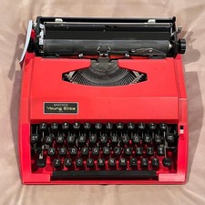 BROTHER Brother Typewriter Young Elite JP7- 513 Antique Good condition w/case picture