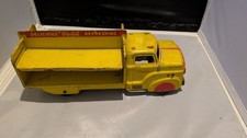 Vintage 1950s Marx Coca Cola Delivery Truck Tin Litho Yellow Pressed Steel Toy picture
