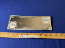 1930's Car Auto Vanity Mirror Gulf Gas Station Coffey Bros Albion NY Accessory picture
