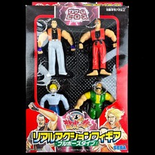 1992 SEGA Art of Fighting Ryo John Robert King of Fighters Keychain Figure Set picture