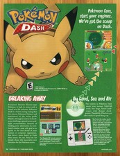 2005 Pokemon Dash Pikachu Nintendo DS NDS Print Ad/Poster Retro Game Promo Art picture