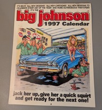 1997 Big Johnson Calendar - 1990s Vintage Raunchy Novelty Humor picture