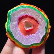 100g Rare Mongolia Gobi Agate Eyes Agate/stone Collection Specimen Healing gift picture