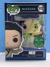 Funko Pop Digital THE MATRIX - NEO #112 SIGNED with COA AUTHENTICATED  picture