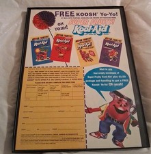 Kool-aid Super Fruity Framed Print Ad 1995 8.5x11  picture