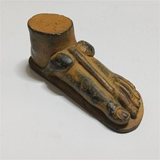 Ancient Egyptian Foot Artifact Statue Rare Vintage Style Collectible Decor picture