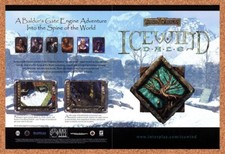 1999 Icewind Dale PC Original Advertisement / Retro Wall Art v3 picture