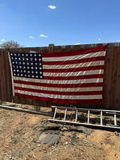 Vintage 48 Star US Flag Philadelphia Depot 1945 Stars & Stripes picture
