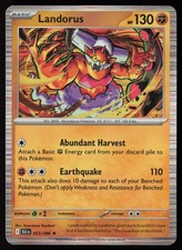 Landorus 053/086 Rare SV: Black Bolt Holofoil NM picture