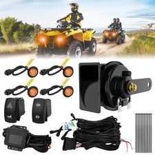 UTV Turn Signal Street Legal Hazard Horn Kit Amber Turn Signal LED Blinkers SXS picture