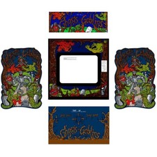 Ghosts N’ Goblins Arcade Side Art Full Set 5pc Artwork Textured CPO Complete Kit picture