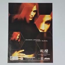 Alias The Game Xbox PS2 PC Authentic Magazine Ad picture