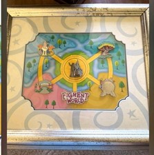 *RARE* Disney Figment Figment World Framed Pin Set Limited Edition LE 300 picture