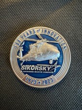 Sikorsky - Lockheed Martin: 100 years of Innovations Military Challenge Coin picture