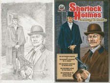 Sherlock Holmes Consulting Detective #12 Signed Original Cover Art by Rob Davis picture