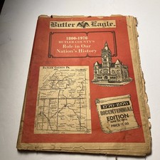 Vintage Butler Eagle Newspaper 1776-1976 Bicentennial Ed. Butler, Pennsylvania picture