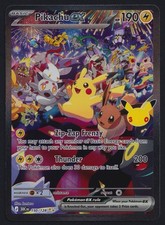 Pokémon TCG Pikachu ex 150/128 30th Celebrations Anniversary SIR picture