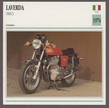 1974 Laverda 1000/3  Edito Service Atlas Motorcycle Card picture