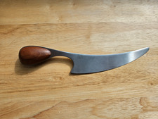 DANSK Designs Stainless Steel Cheese Knife Teak Handle International Thailand picture