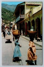 Cap-Haitien Haiti Milk Vendors Street Scene Dexter Press Postcard picture