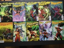 Spider-Woman Complete Set  1-10 2024 VF+ Lot Foxe/ Borelli/ Lenil Francis Yu picture